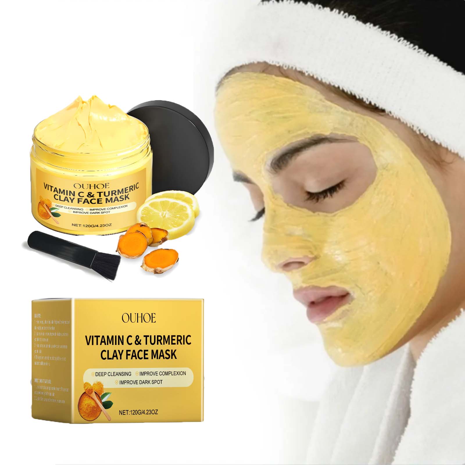 Vitamin C Kurkuma Schlammmaske – Dust Mask Construction Bewertung und Preis